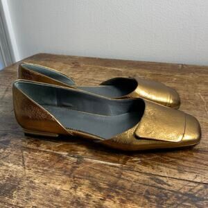 Gold Women's Flats
